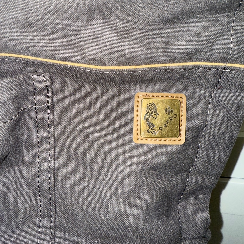 Gray Crossbody Utility Bag - Picture 3 of 9